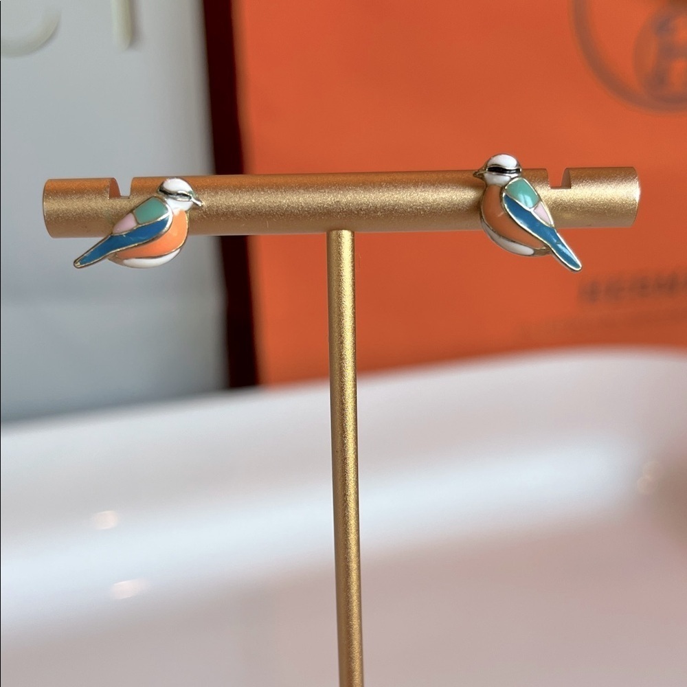Colorful Bird Earrings